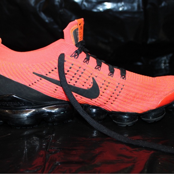 Nike Men\'s Bright Orange Athletic Shoes Flyknit 3.0 main image 5